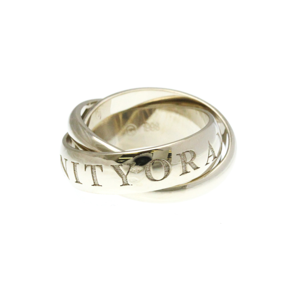Cartier Authentic 18k Silver Trinity Ring - image 1